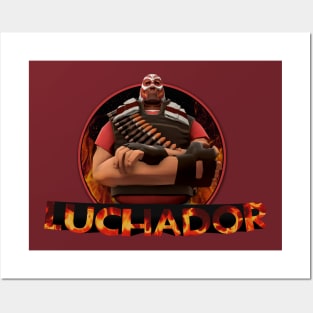 Red Heavy - El Luchador Posters and Art